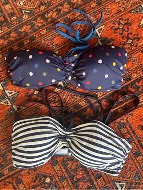 Boden Bandeau Bikini Tops - size 12